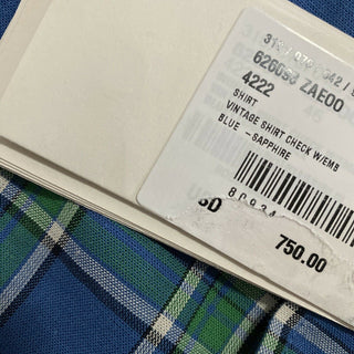 Neues Gucci-Herrenhemd mit kurzen Ärmeln, Blau, Größe L, Italien, für 750 $