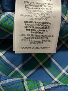 Neues Gucci-Herrenhemd mit kurzen Ärmeln, Blau, Größe L, Italien, für 750 $