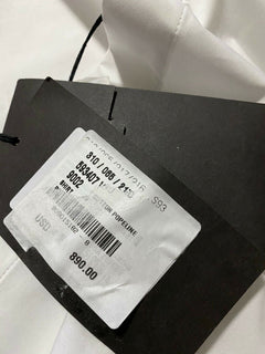 Neu mit Etikett: 890 $ Bottega Veneta Herrenhemd Weiß 40/15,5 Italien