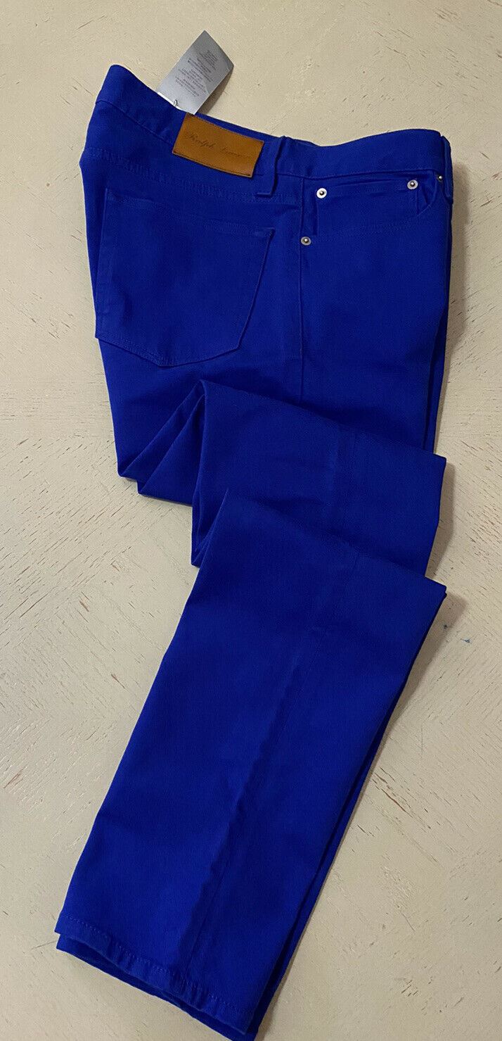 NWT $495 Ralph Lauren Purple Label Мужские узкие джинсы Thompson синие 34