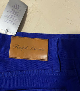 Neu mit Etikett: 495 $ Ralph Lauren Purple Label Herren Thompson Slim Jeans Hose Blau 34