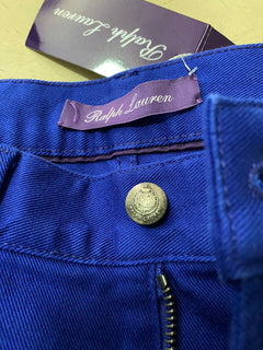 Neu mit Etikett: 495 $ Ralph Lauren Purple Label Herren Thompson Slim Jeans Hose Blau 34