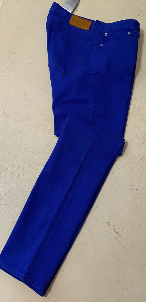 Neu mit Etikett: 495 $ Ralph Lauren Purple Label Herren Thompson Slim Jeans Hose Blau 36