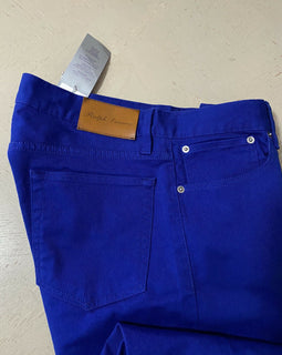 Neu mit Etikett: 495 $ Ralph Lauren Purple Label Herren Thompson Slim Jeans Hose Blau 36