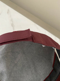 NWT $575 Brunello Cucinelli Мужская бейсболка с логотипом Amaranto Размер (M) Италия