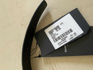 Neuer Saint Laurent Herrengürtel mit Rollschnalle, Schwarz, 30/80, Italien