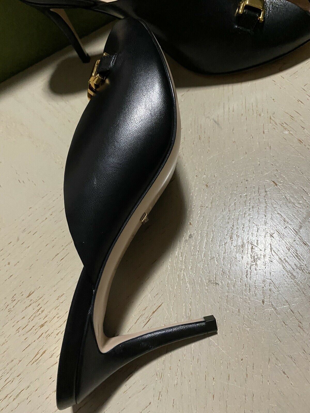 NIB Gucci Women’s Sandal Shoes Black 9 US ( 39 Eu ) 645444 Italy