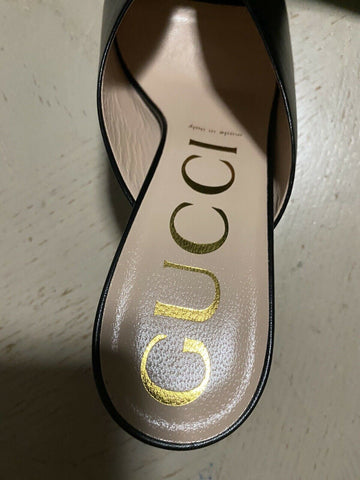 Женские сандалии NIB Gucci, черные 9 США (39 ЕС) 645444 Италия