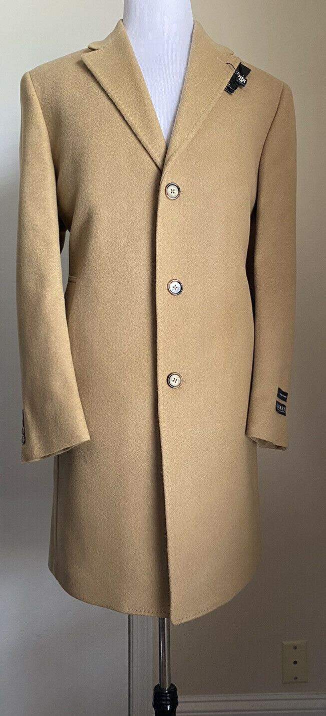 New $495 Ralph Lauren Men Overcoat Coat Camel 44 US ( 54 Eu )