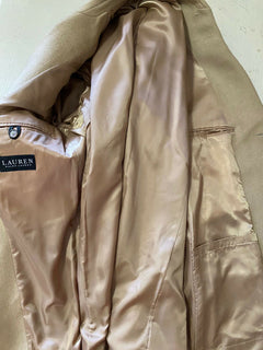 Neu $495 Ralph Lauren Herren Mantel Mantel Camel 44 US ( 54 Eu )