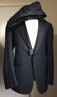 Neu $2995 Giorgio Armani Herren Smokinganzug Marineblau 44R US/54R Eu Italien