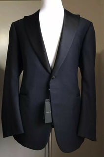Neu $2995 Giorgio Armani Herren Smokinganzug Marineblau 44R US/54R Eu Italien