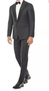 Neu $2995 Giorgio Armani Herren Smokinganzug Marineblau 44R US/54R Eu Italien