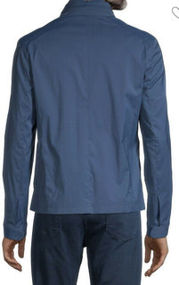 Neue Corneliani Utility-Jacke mit Kapuze für 1725 $, Blau, 44R US/54 Eu