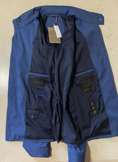 Neue Corneliani Utility-Jacke mit Kapuze für 1725 $, Blau, 44R US/54 Eu