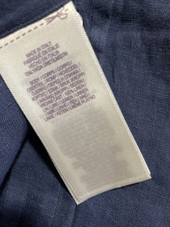 Neu mit Etikett: Ralph Lauren Purple Label Herren-Leinenhemd, Blau, XL, Italien