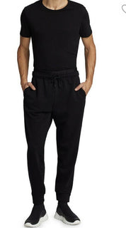Neu mit Etikett: 850 $ Fendi Herren-Jogginghose mit Logoband, Schwarz, 32–34 US (48 EU), Italien