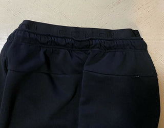 Neu mit Etikett: 850 $ Fendi Herren-Jogginghose mit Logoband, Schwarz, 32–34 US (48 EU), Italien