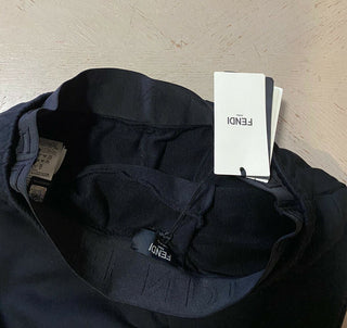 Neu mit Etikett: 850 $ Fendi Herren-Jogginghose mit Logoband, Schwarz, 32–34 US (48 EU), Italien