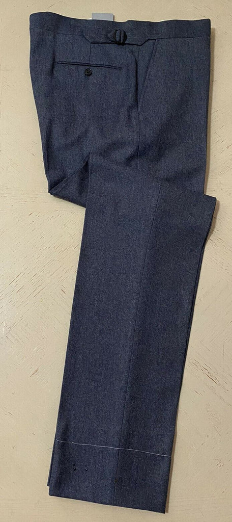 Neu mit Etikett: 695 $ Ralph Lauren Purple Label Herrenhose Med. Blau 32 US (48 Euro) Italien