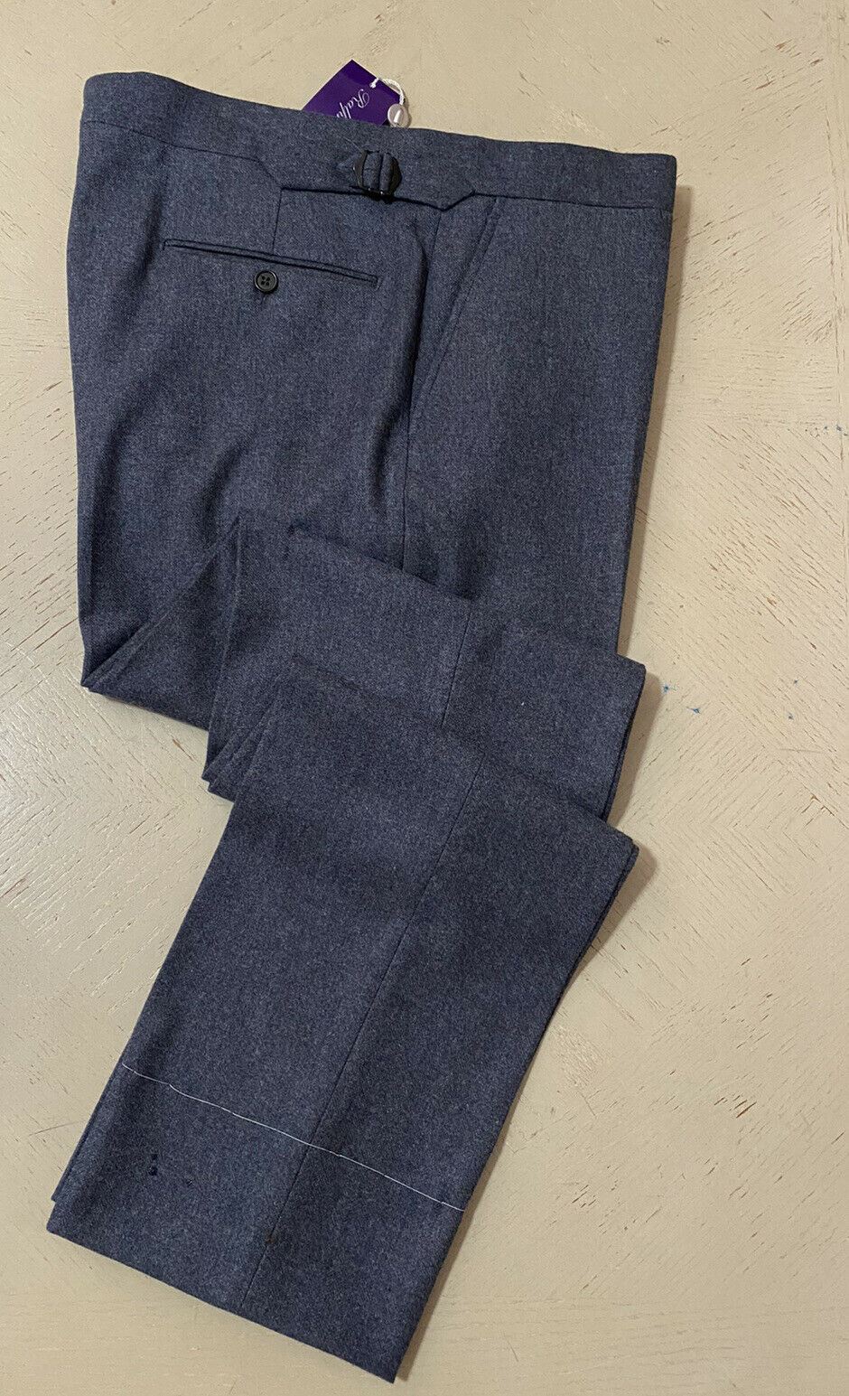 NWT $695 Ralph Lauren Purple Label Mens Pants Med. Blue 32 US ( 48 Euro ) Italy