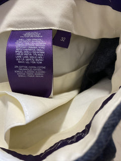 Neu mit Etikett: 695 $ Ralph Lauren Purple Label Herrenhose Med. Blau 32 US (48 Euro) Italien
