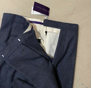 Neu mit Etikett: 695 $ Ralph Lauren Purple Label Herrenhose Med. Blau 32 US (48 Euro) Italien