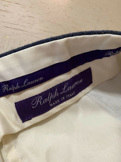 Neu mit Etikett: 695 $ Ralph Lauren Purple Label Herrenhose Med. Blau 32 US (48 Euro) Italien
