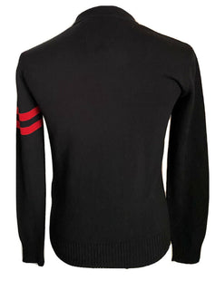 Neu mit Etikett: 2195 $ Ralph Lauren Purple Label Herren-Wollpullover mit V-Ausschnitt S Italien