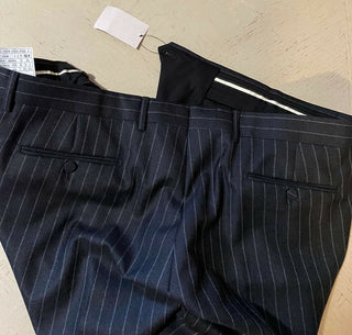 Neuer 4490 $ Gucci Herrenanzug, gestreift, DK-Grau, 44R US (54R Eu), Italien