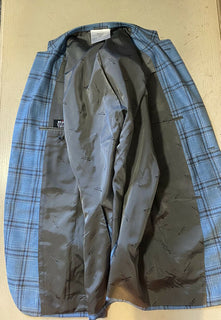 NWT $8265 Kiton Men Sport Coat Blazer Jacket Blue 44L US/54L Eu
