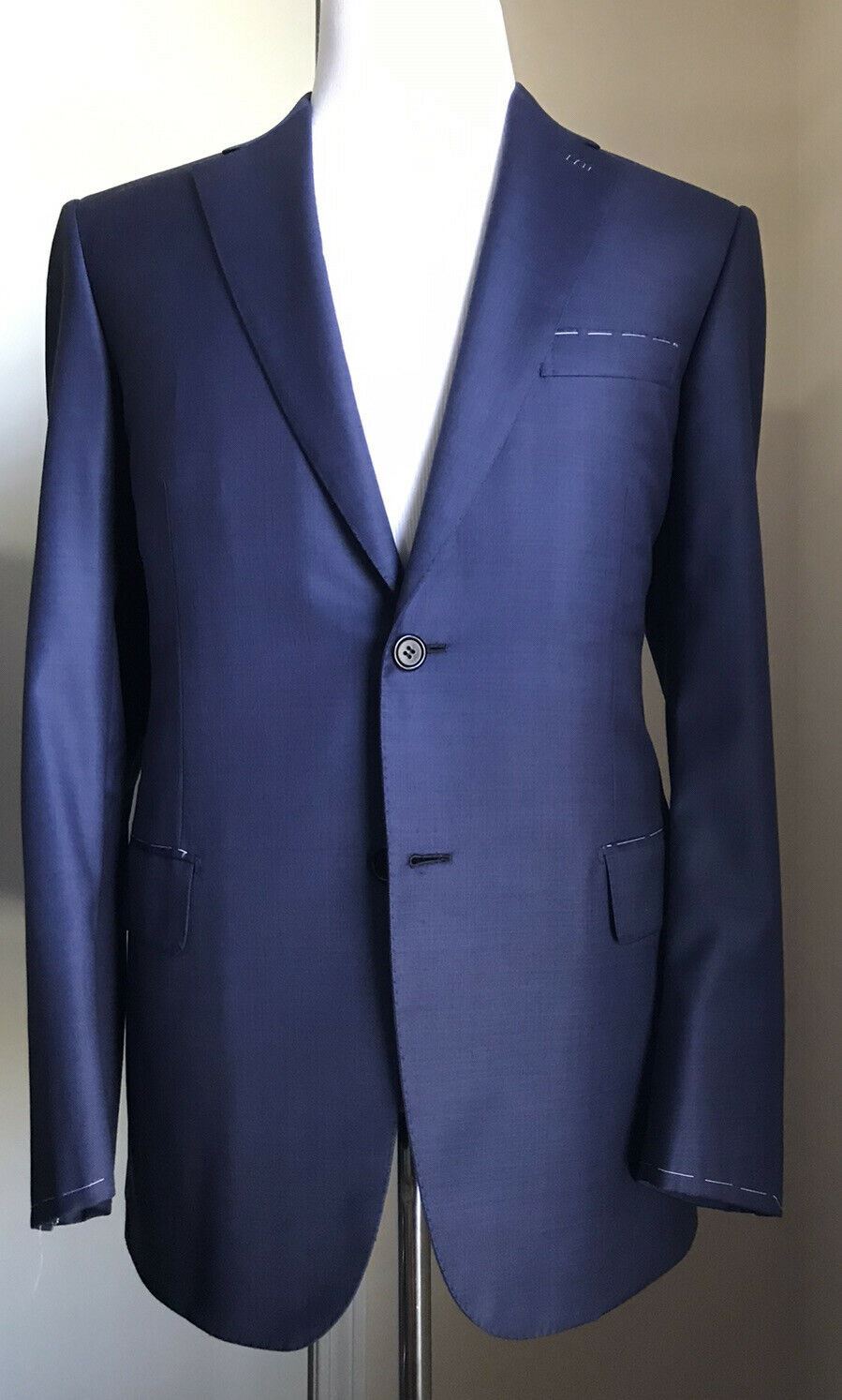 NWT $5700 Brioni Men’s Wool Sport Coat Blazer Jacket Blue 40R US/50R Eu Italy