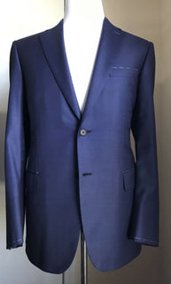 Neu mit Etikett: 5700 $ Brioni Herren-Sportmantel aus Wolle, Blazer, Jacke, Blau, 40R US/50R Eu, Italien