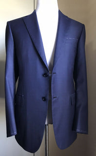 Neu mit Etikett: 5700 $ Brioni Herren-Sportmantel aus Wolle, Blazer, Jacke, Blau, 40R US/50R Eu, Italien