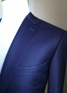 Neu mit Etikett: 5700 $ Brioni Herren-Sportmantel aus Wolle, Blazer, Jacke, Blau, 40R US/50R Eu, Italien