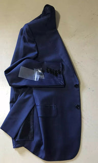 Neu mit Etikett: 5700 $ Brioni Herren-Sportmantel aus Wolle, Blazer, Jacke, Blau, 40R US/50R Eu, Italien