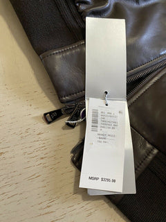 Neu $3295 Ralph Lauren Purple Label Herren Pionge Lederjacke Mantel Braun M Italien