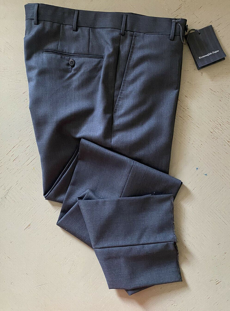 Neu mit Etikett: 795 $ Ermenegildo Zegna Regular Fit Hose DK Grey 32R US (48R Eu)