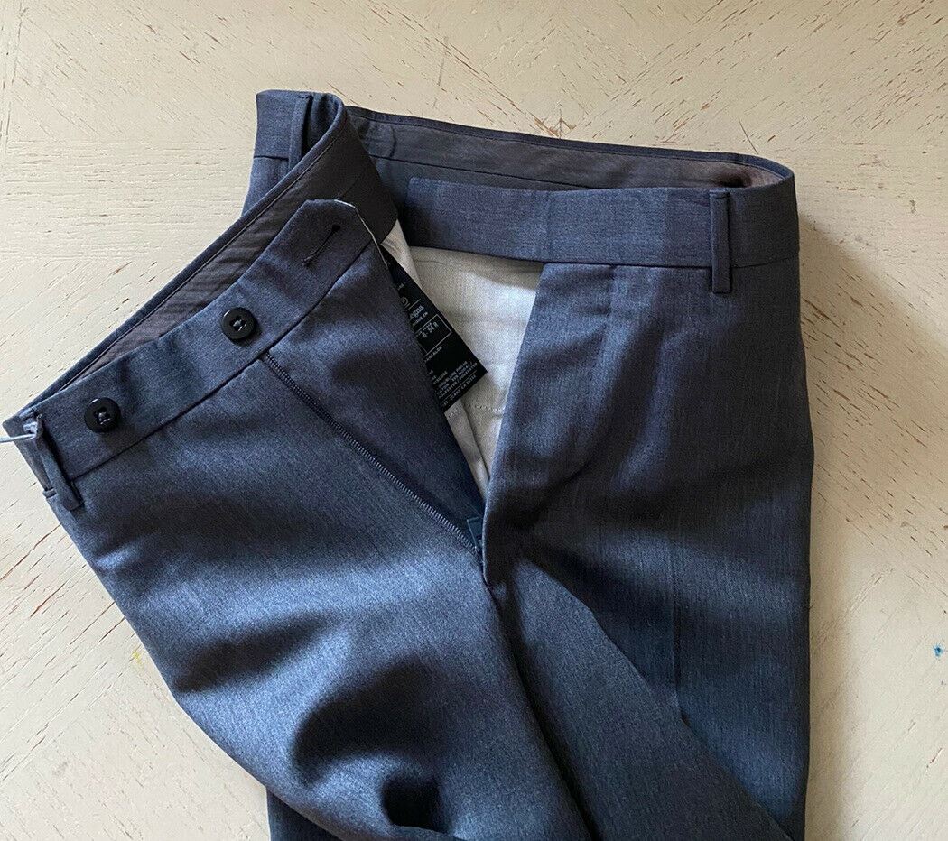 NWT  $795 Ermenegildo Zegna Regular Fit Pants DK Gray 32R US ( 48R Eu )