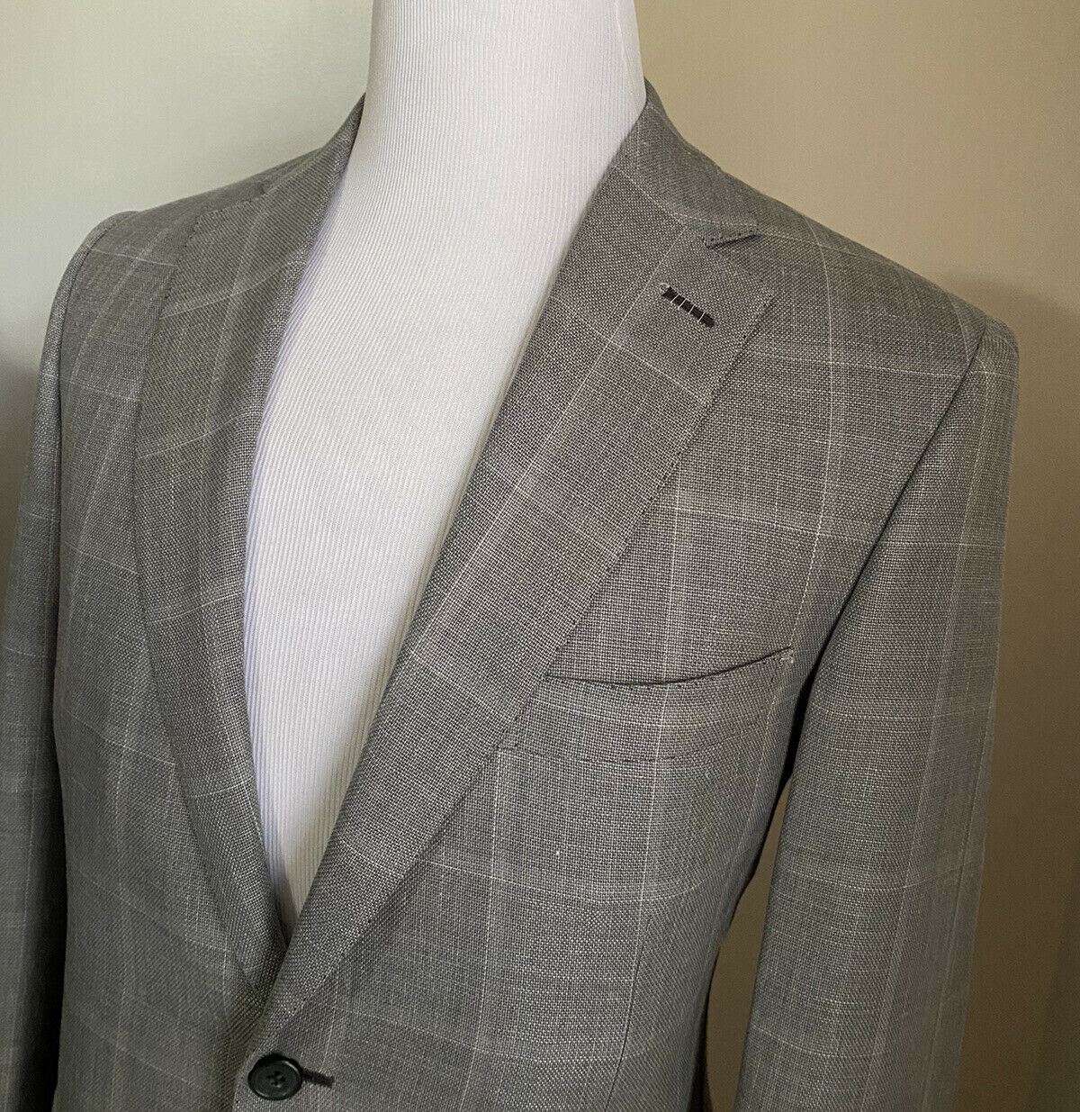 NWT $5900 Brioni Men’s Wool Sport Coat Blazer Jacket Gray 40R US/50R Eu Italy