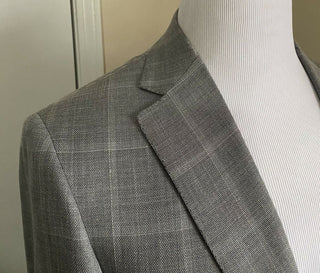Neu mit Etikett: 5900 $ Brioni Herren-Sportmantel aus Wolle, Blazer, Jacke, Grau, 40R US/50R Eu, Italien