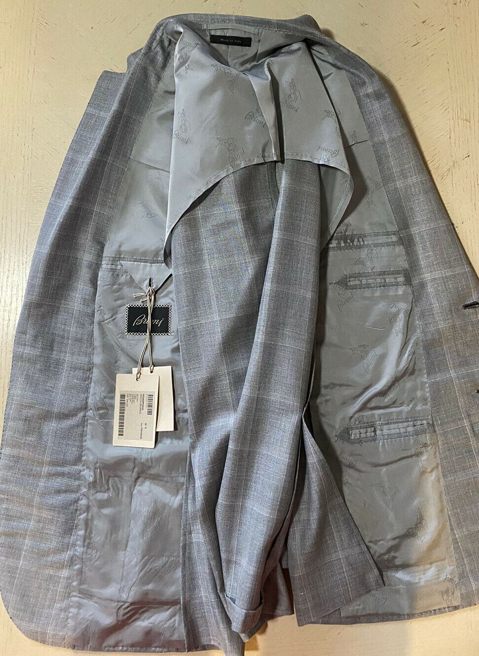 NWT $5900 Brioni Men’s Wool Sport Coat Blazer Jacket Gray 40R US/50R Eu Italy