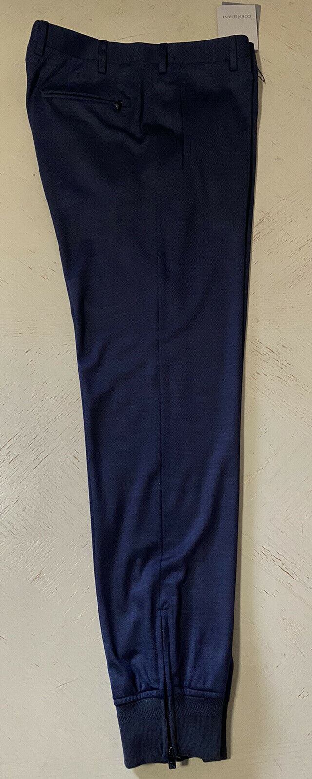 New $450 Corneliani Men’s Jegging  Pants Blue 36 US ( 52 Eu )