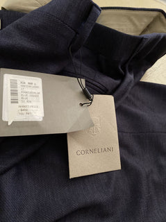 Neu $450 Corneliani Jegging-Hose für Herren, Blau, 36 US (52 Eu)