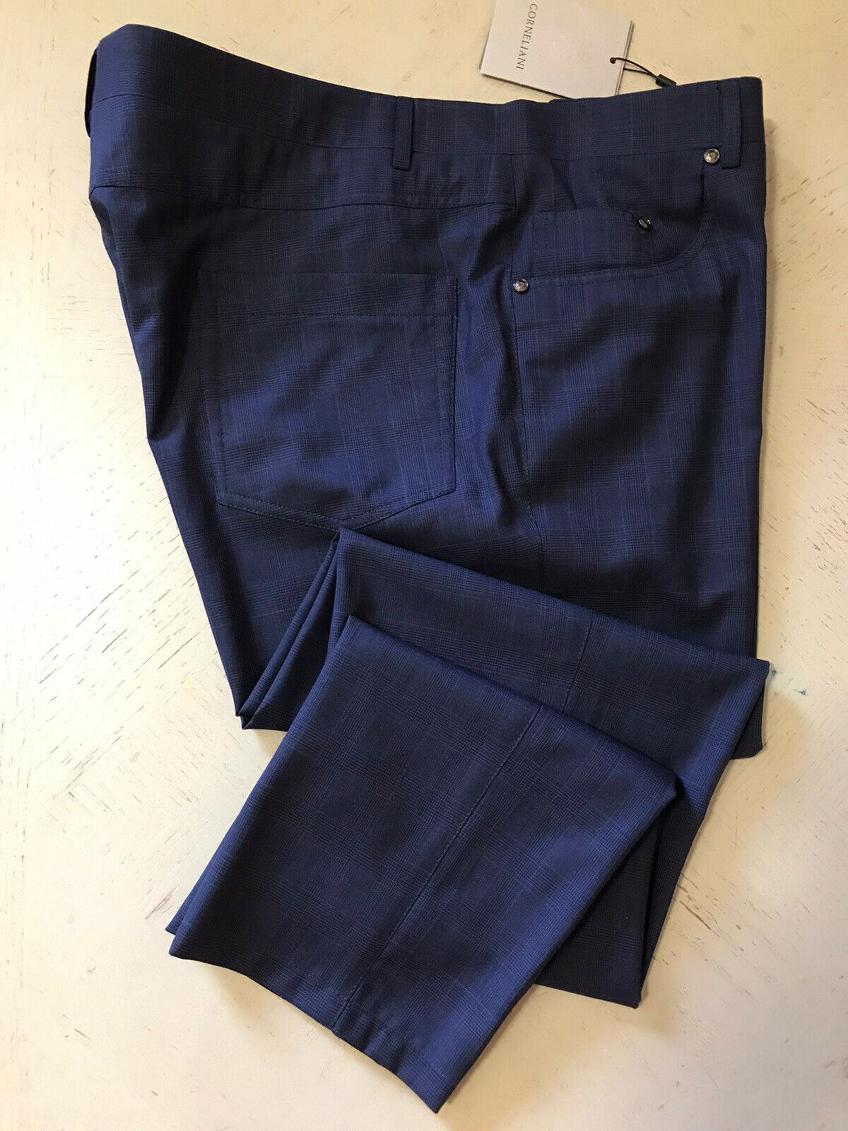 New Corneliani Men’s Dress Pants Blue 40 US ( 56 Eu )