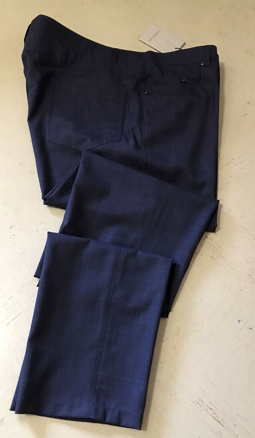 Новые мужские классические брюки Corneliani синие 40 США (56 евро)