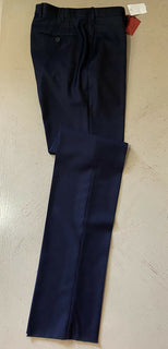 Neu mit Etikett: 750 $ Isaia Herren-Wollanzughose DK Blue 30 US (46 Eu) Italien