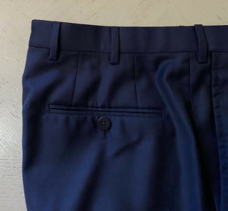 Neu mit Etikett: 750 $ Isaia Herren-Wollanzughose DK Blue 30 US (46 Eu) Italien