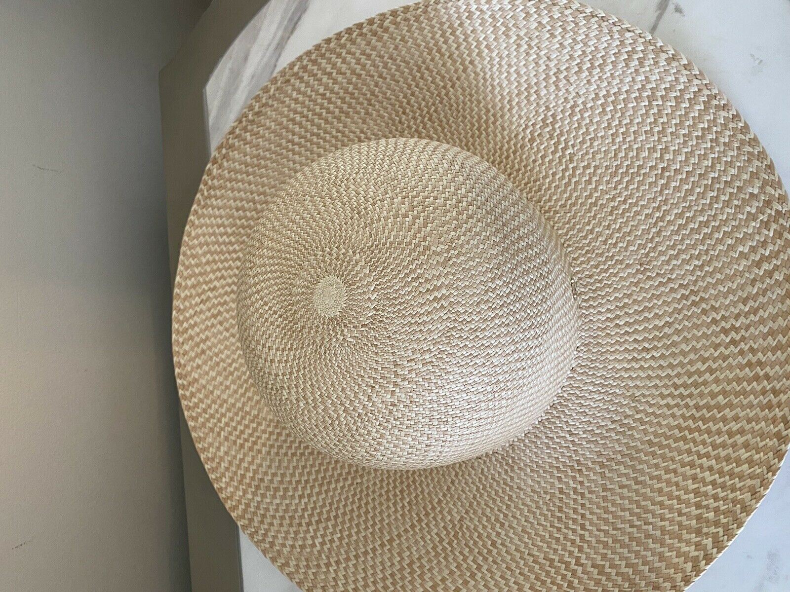 NWT $750 Loro Piana Женское La Fossette Панама Соломенная шляпа Натуральный песок M Италия