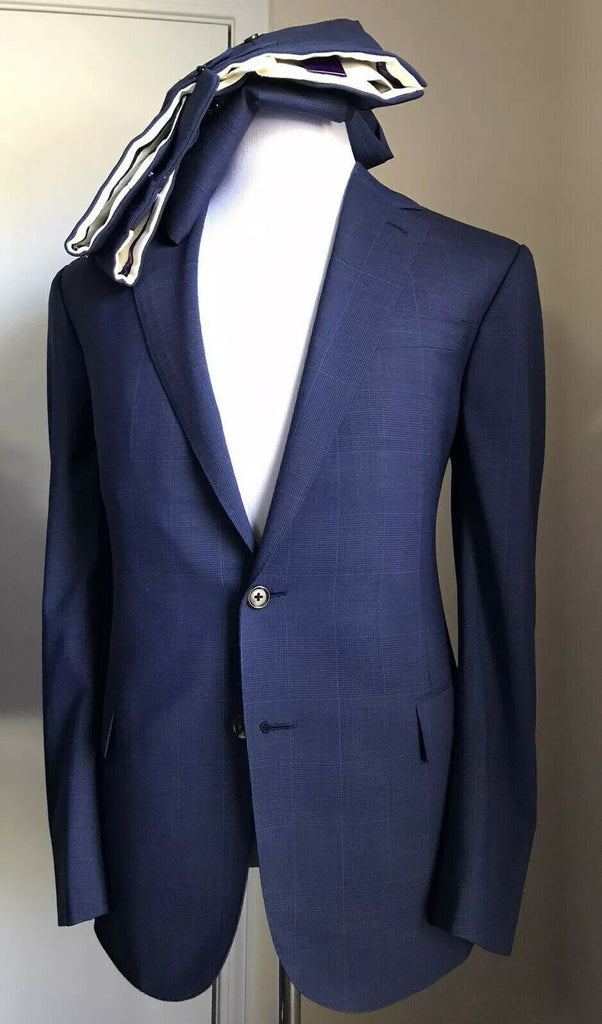 Neu $2995 Ralph Lauren Purple Label Herrenanzug Marine/Blau 42R US/52R Eu Italien